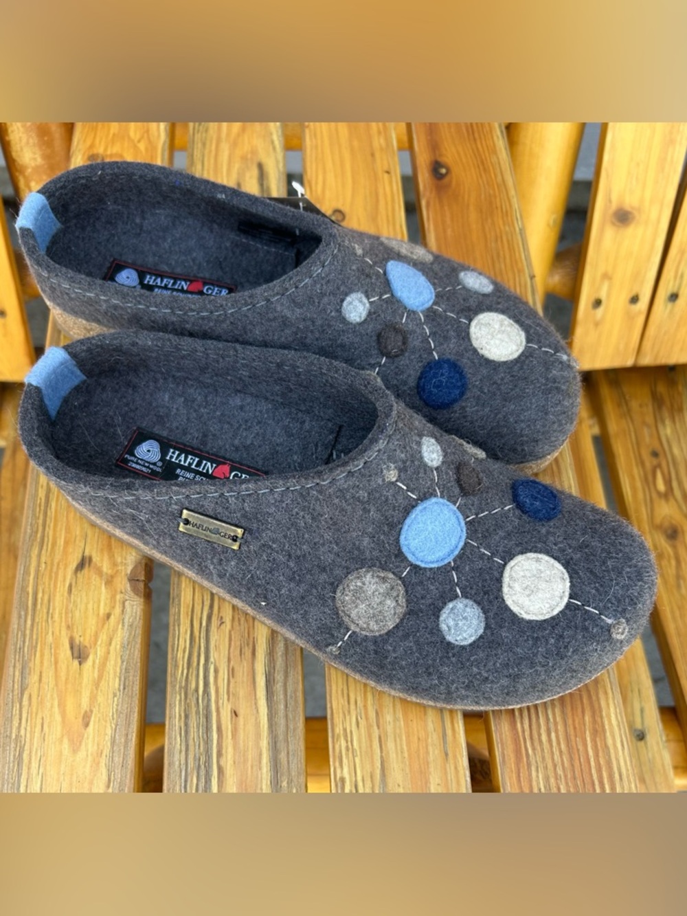 NWT Haflinger Grizzly Faible Wool Clog EU 41 - Picture 2 of 9